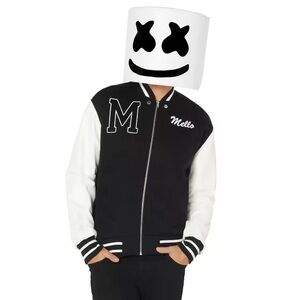 Marshmello DJ Varsity Letterman jacket Halloween costume Men’s Small
